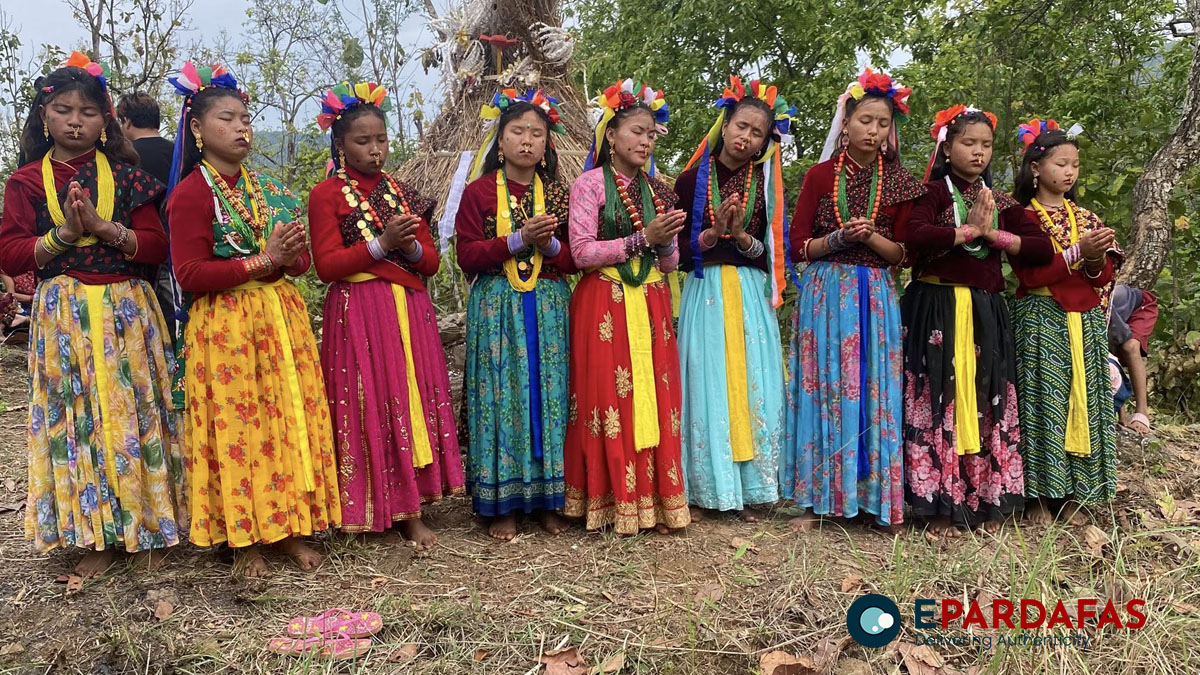The Gurung community of Tanahun joined in the protection of Ghatunach