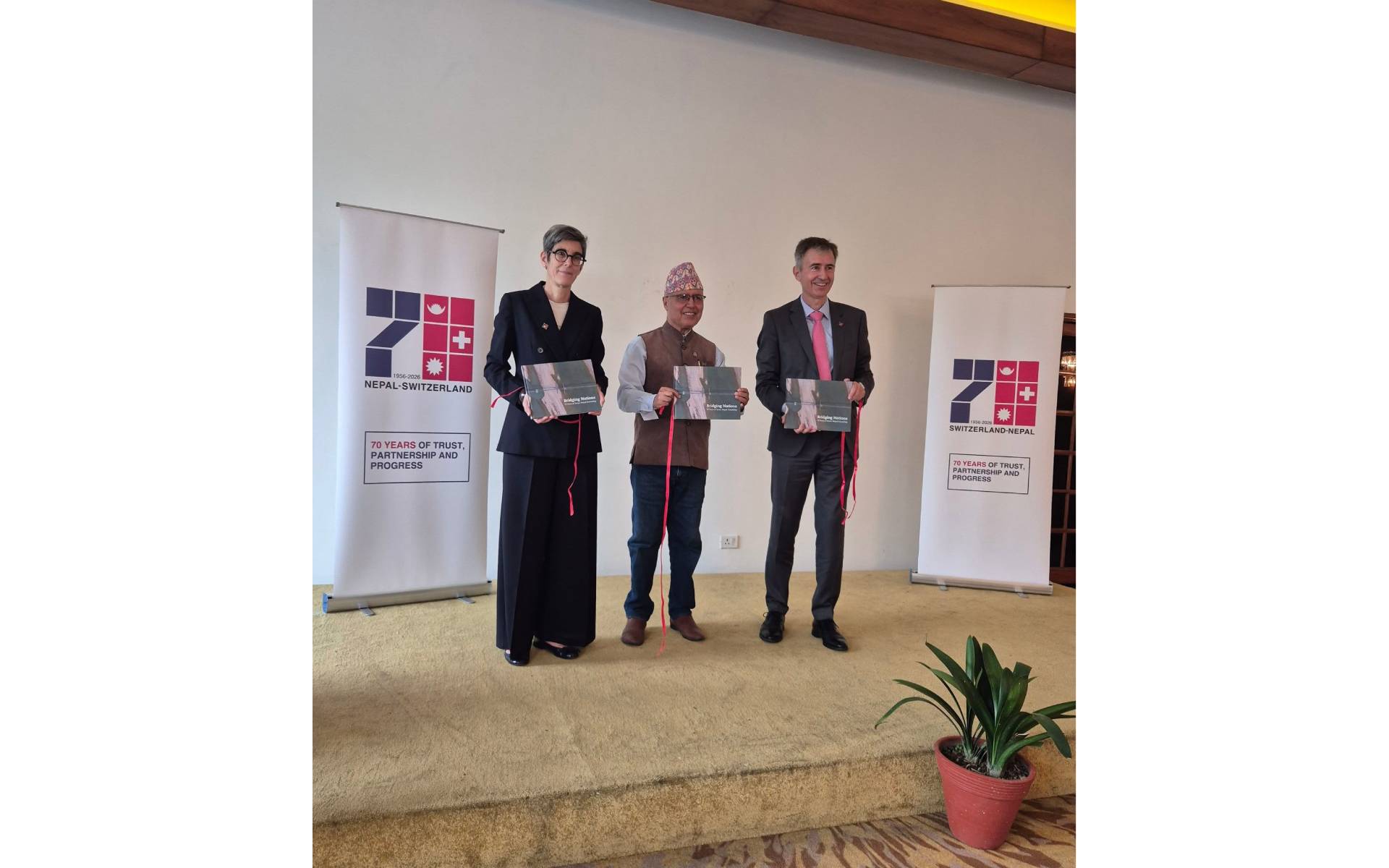 Switzerland and Nepal Celebrate 70 Years of Partnership with Launch of Trail Bridge Book 