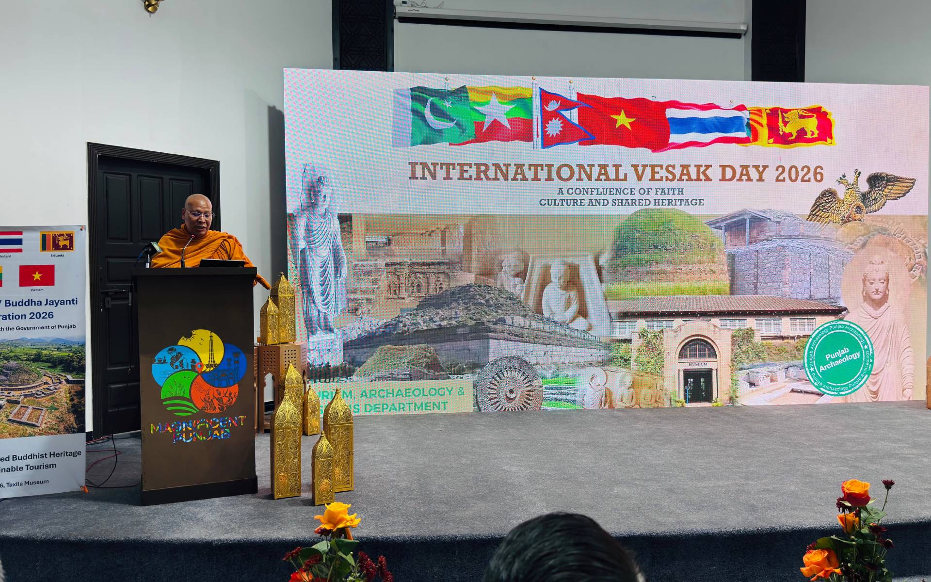 Nepali Embassy, Along with other Embassies, Hosts Vesak Day Celebrations at Taxila