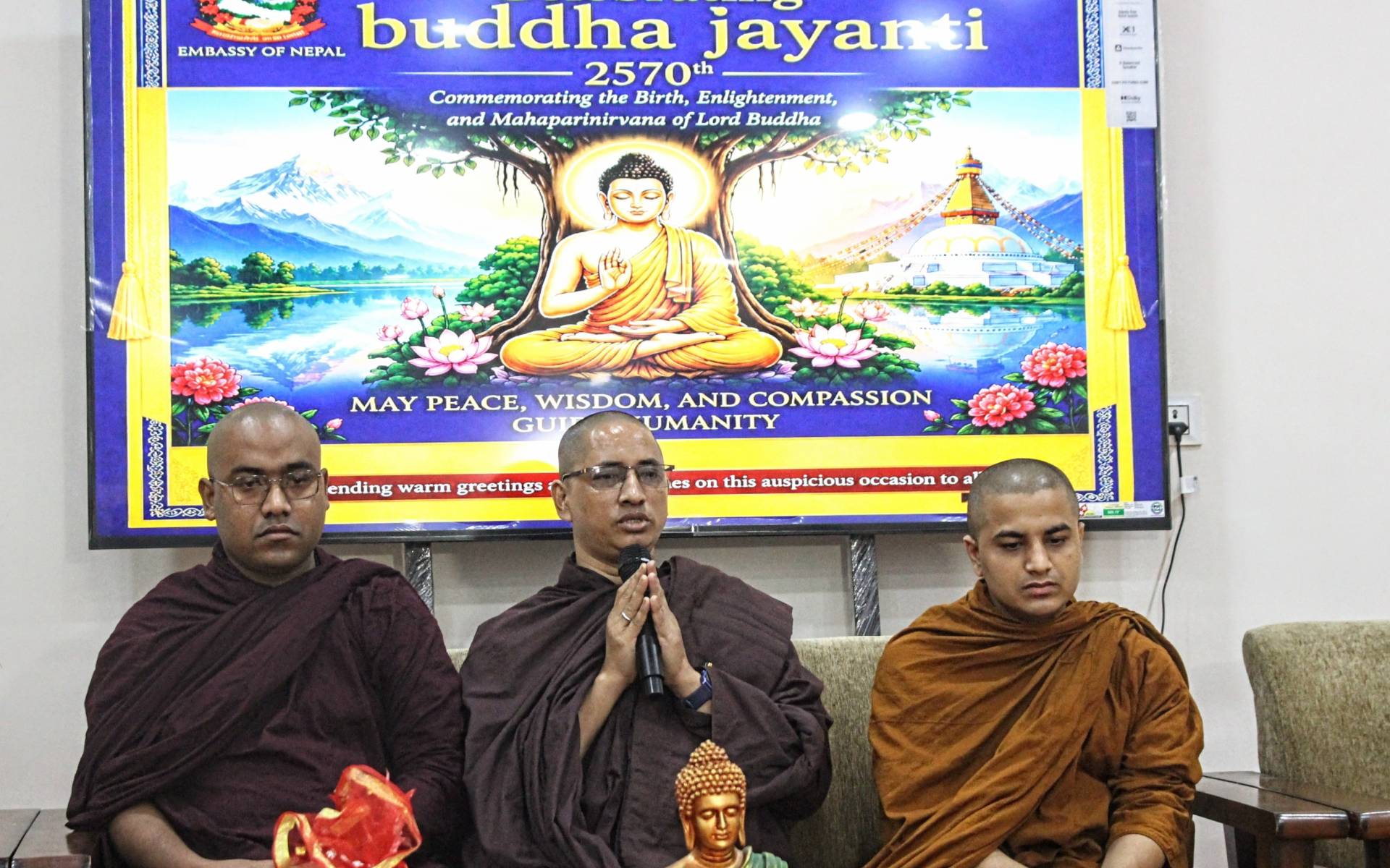 Nepali Embassy Celebrates Buddha Purnima in New Delhi