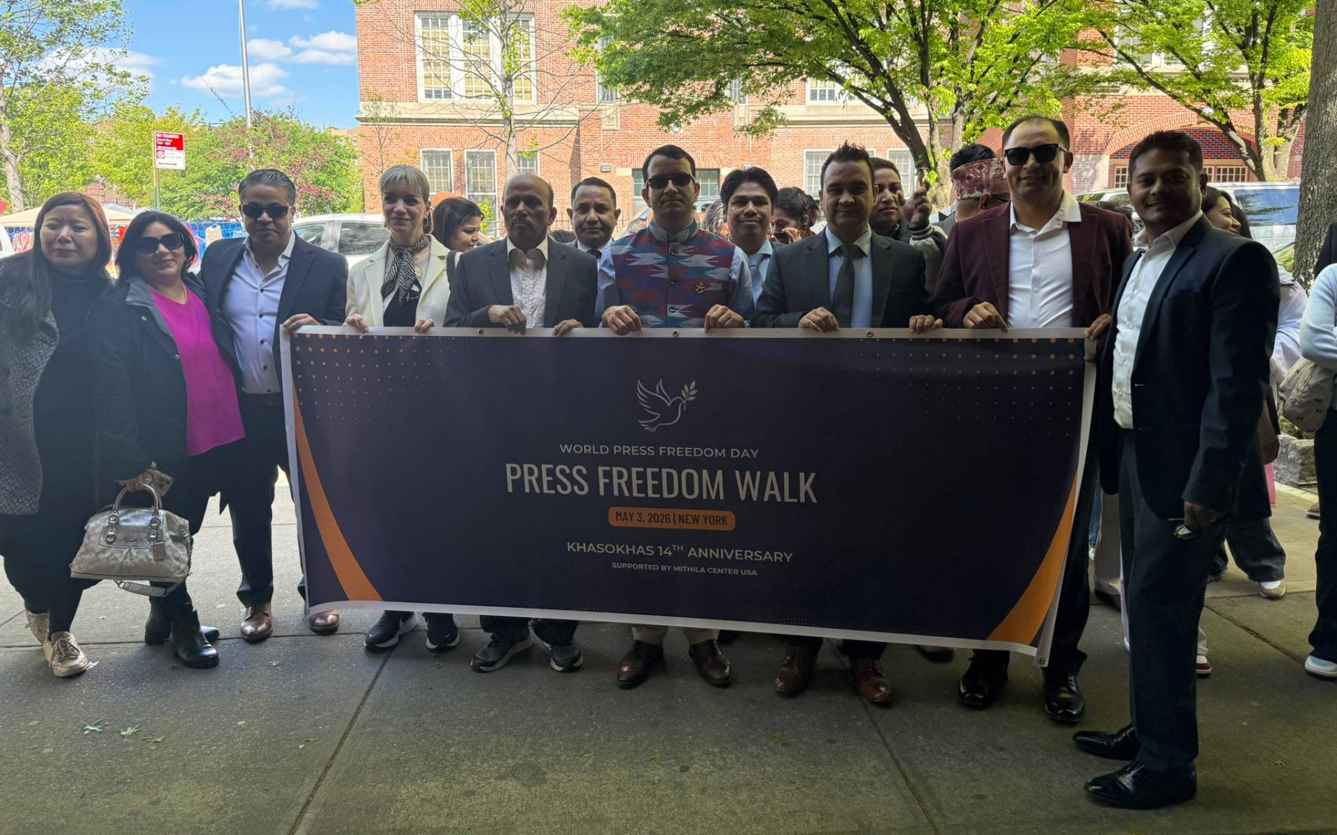 Consul General Bhandari Attends 14th Anniversary of Khasokhas and World Press Freedom Day ‘026