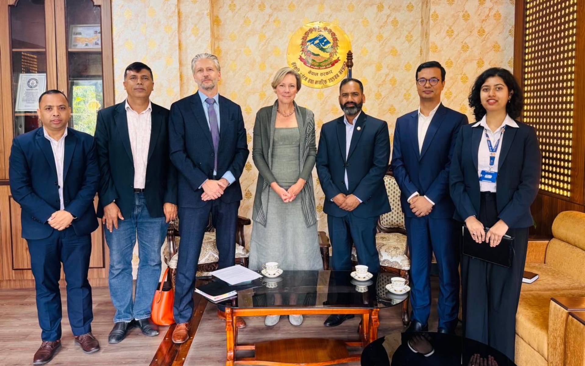 EU Ambassador Lorenzo Meets with Culture Minister Paudel
