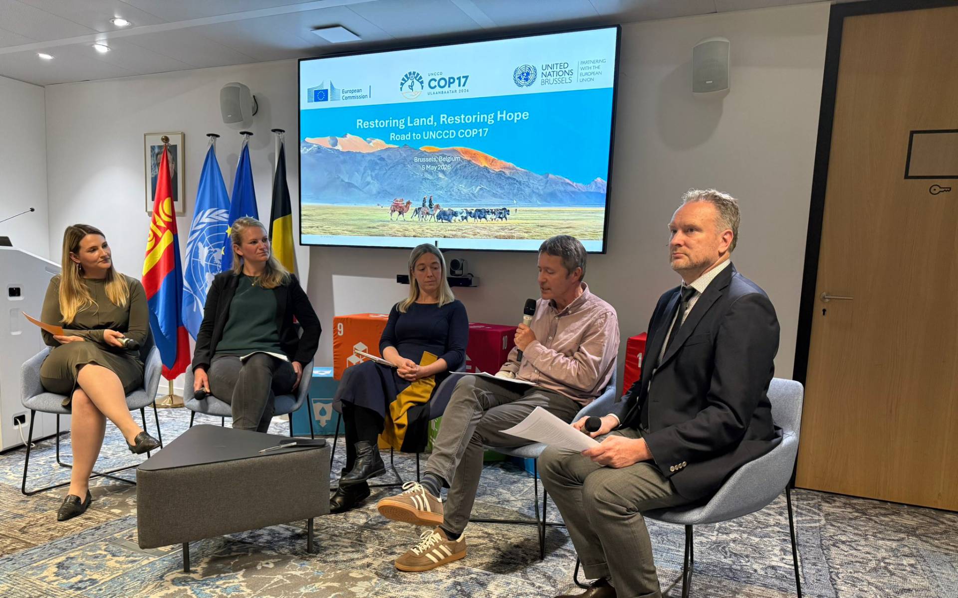Ambassador Lamsal Participates in ‘the Brussels Dialogue on the Road to UNCCDCOP17’
