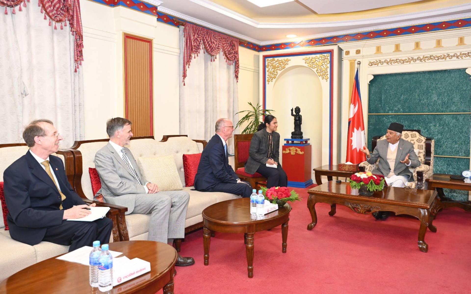 President Paudel Meets with the Special Envoy Brose of Germany