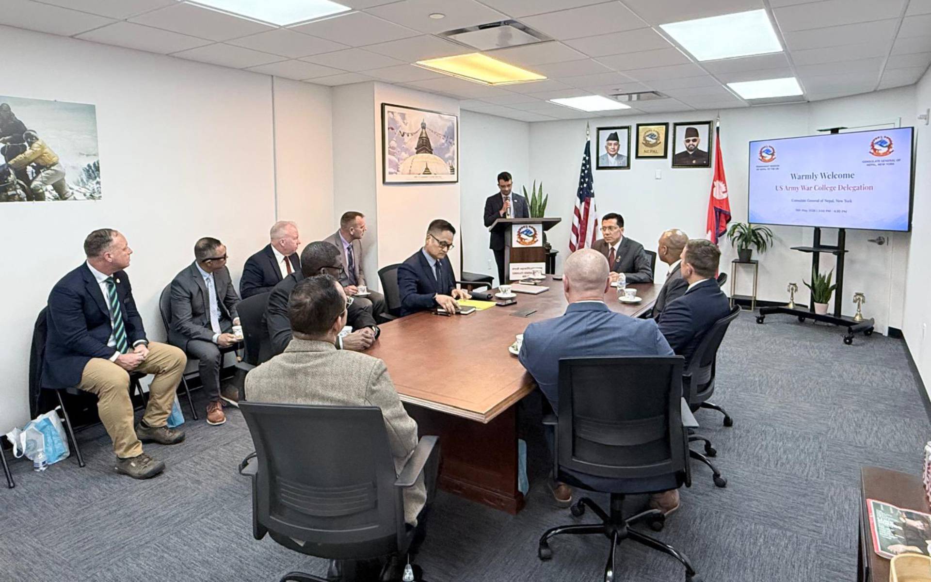 Nepal Consulate General Hosts US Army War College in New York