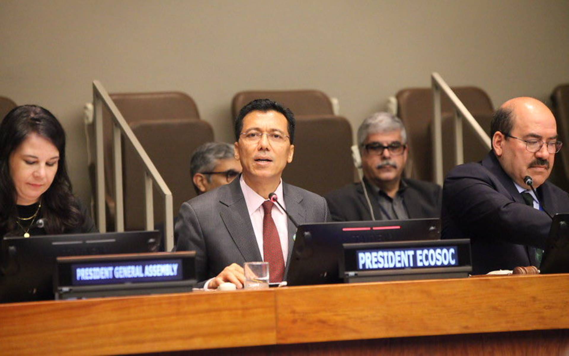ECOSOC President Thapa Delivers Opening Statement at 21st Session of UNF on Forests
