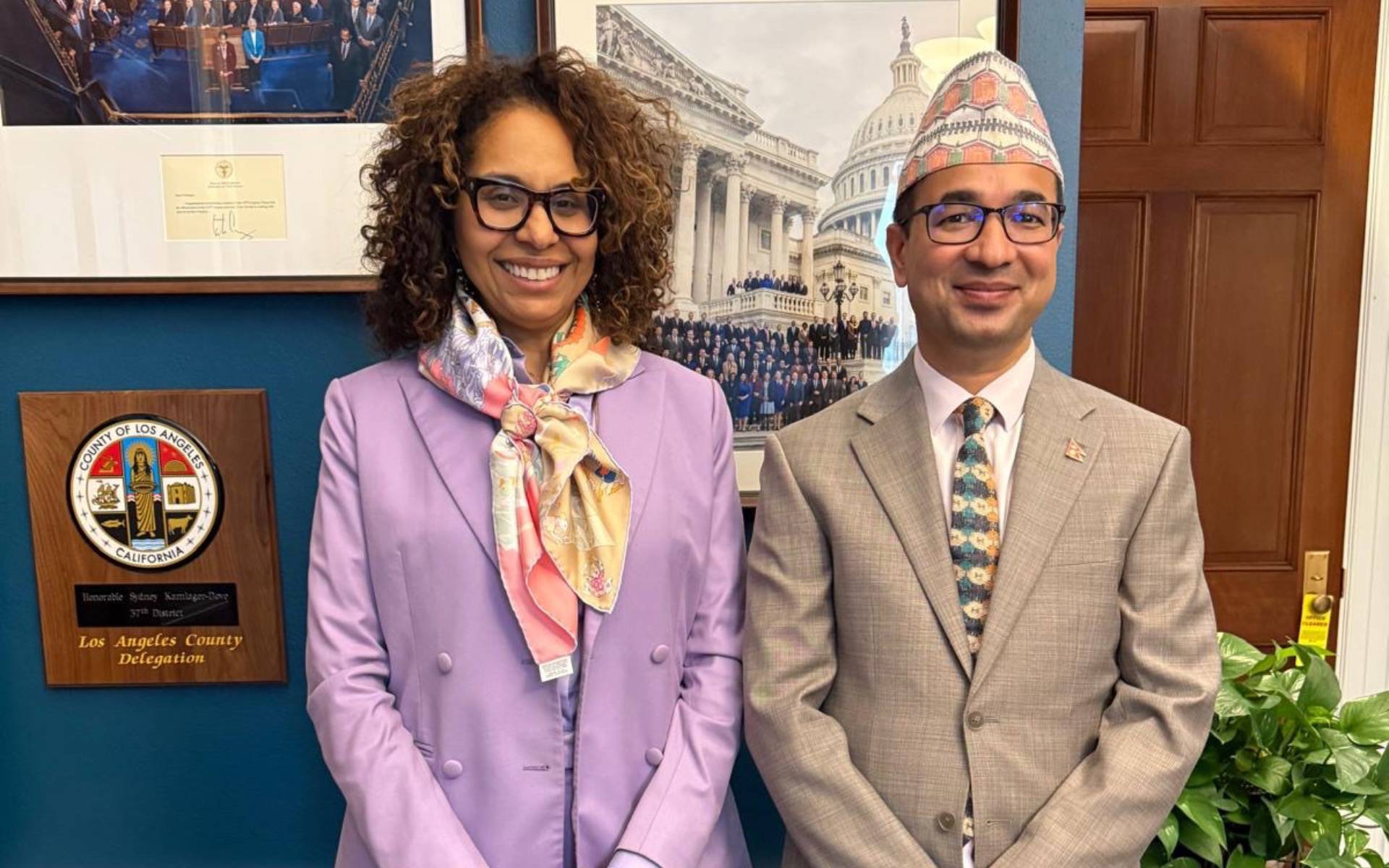 CDA Aran Meets with US Congresswoman Kamlager-Dove 