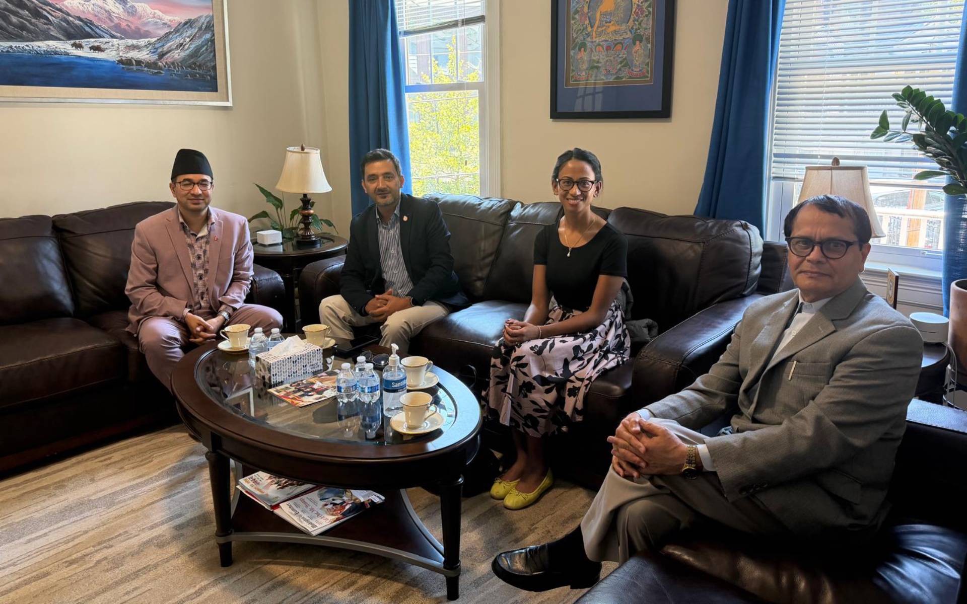 Nepal Policy Institute Meets with CDA Aran in Washington