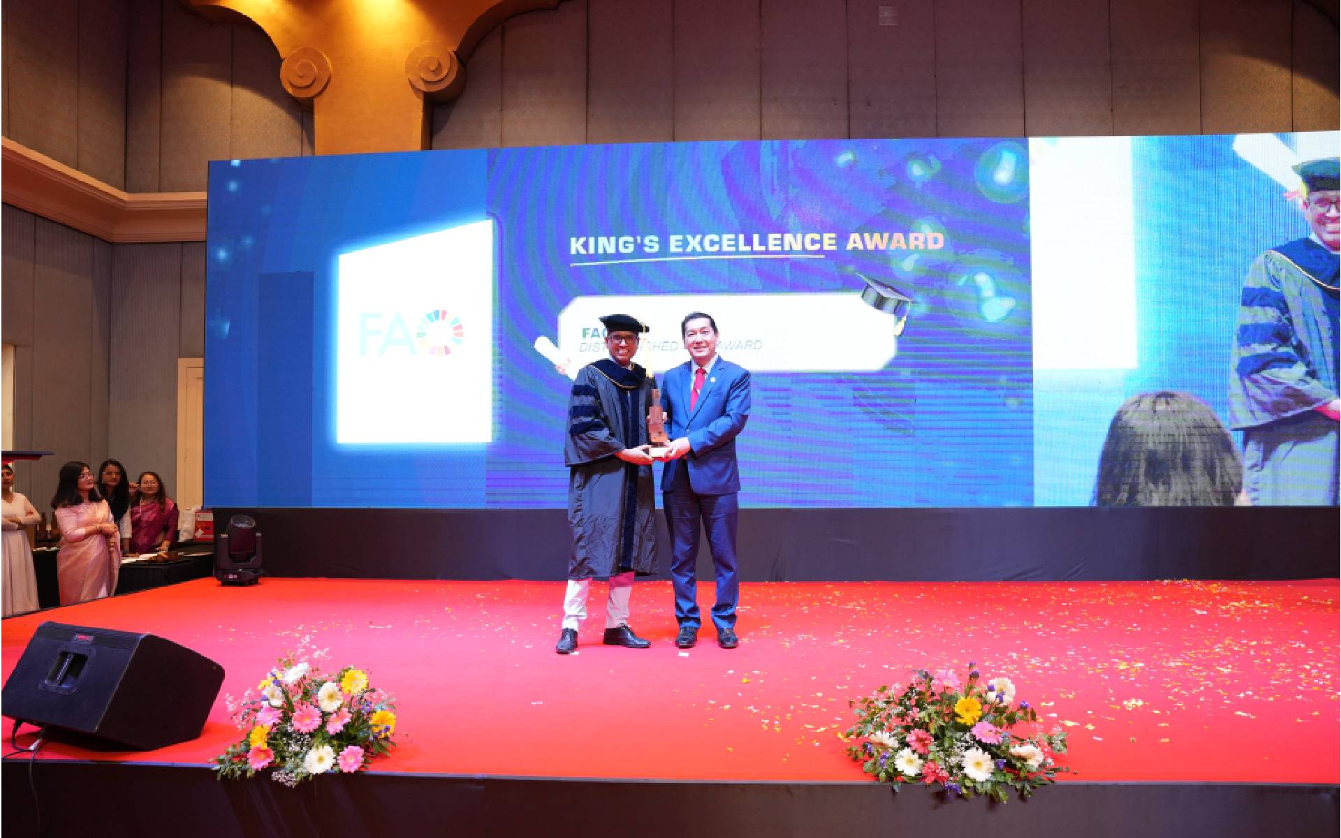 FAO Nepal Receives Outstanding Ally Award at King’s College Commencement 2026 