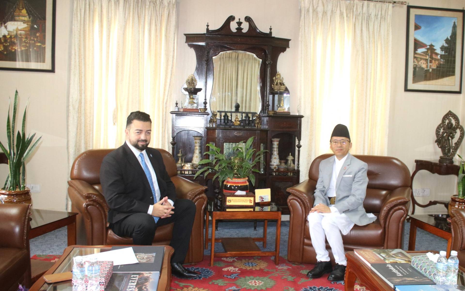 Guatemala Ambassador Solares Pays Courtesy Call on Foreign Secretary Rai