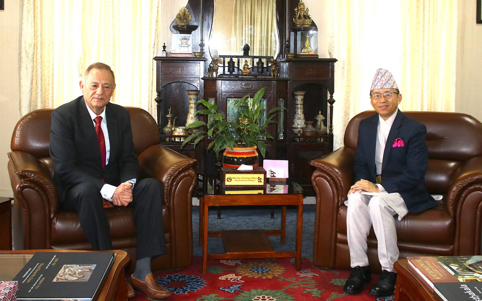 Costa Rica Ambassador Vargas Pays Courtesy Call on Foreign Secretary Rai