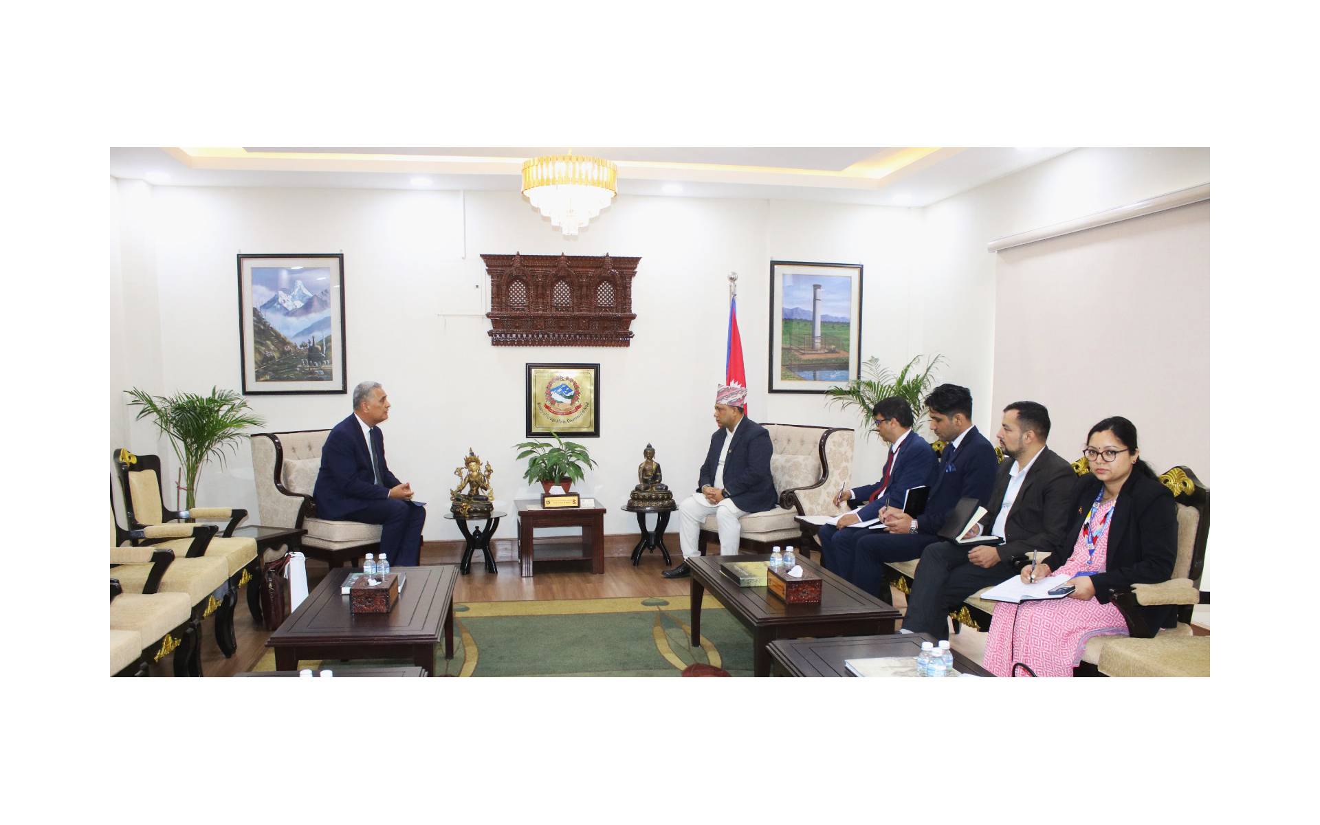 Foreign Minister Khanal Receives New Zealand Ambassador Rata 
