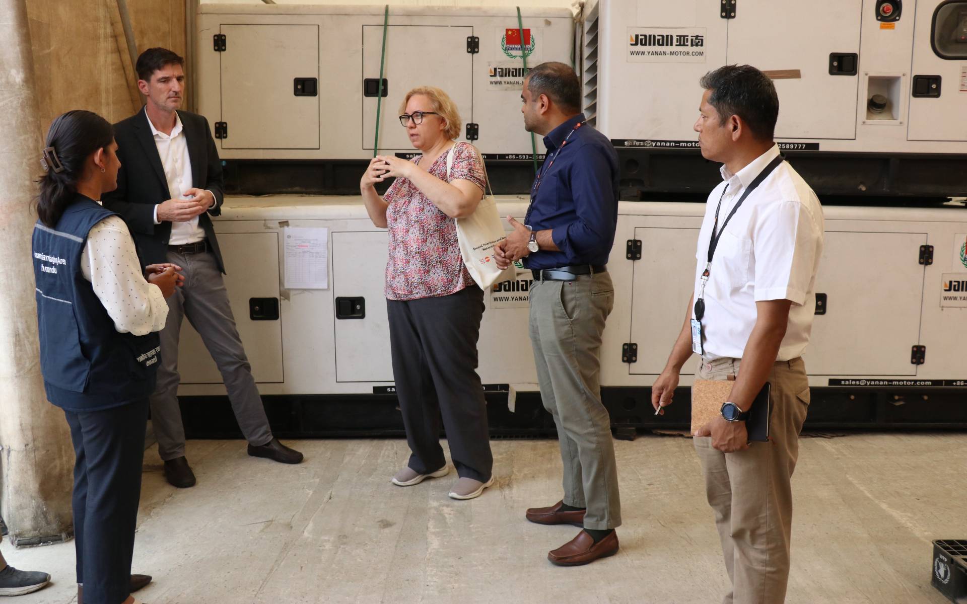 WFP Nepal Hosts UNFPA Comptroller and Director Christian and Country Representative Haridass to the HSA