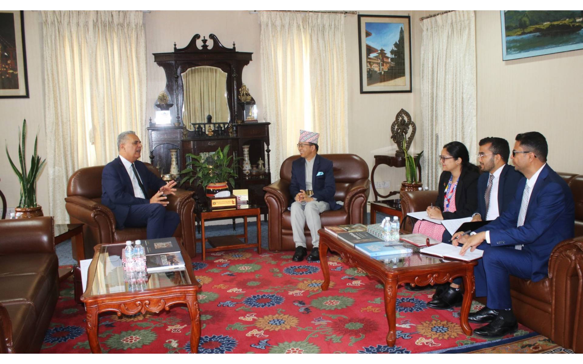 New Zealand Ambassador Rata Calls on Foreign Secretary Rai