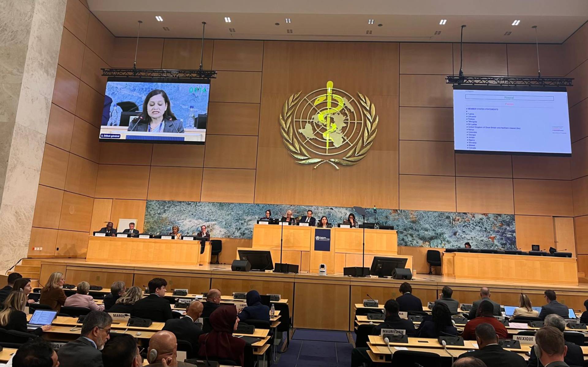 Health Minister Mehta Addresses WHA79