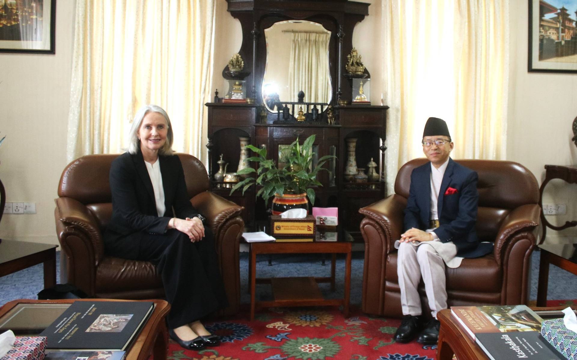 Norwegian Regional Affairs Director General Brudeset Pays Courtesy Call on Foreign Secretary Rai