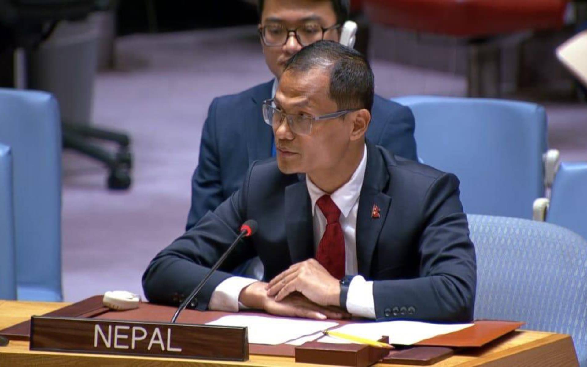DPR Magar Speaks at the UN Security Council High-Level Open Debate