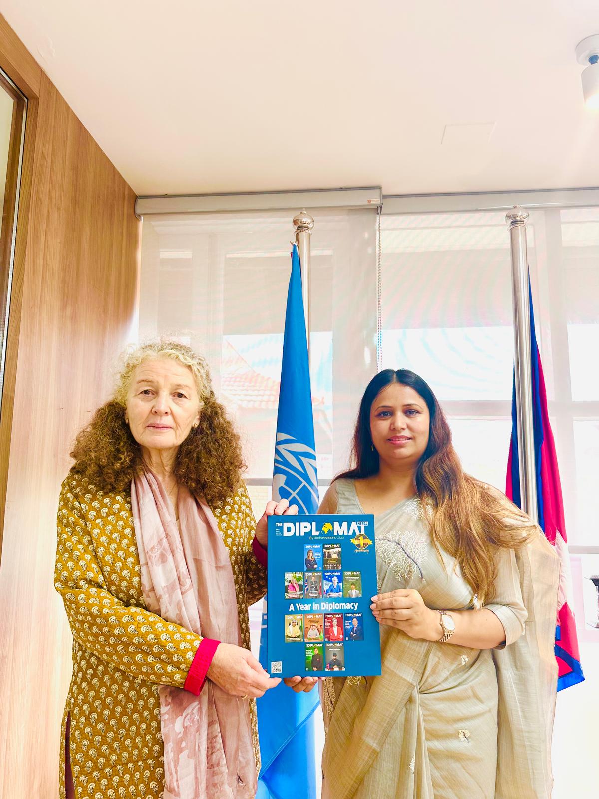 Courtesy Meeting Between IRGDD President and UN Resident Coordinator to Nepal