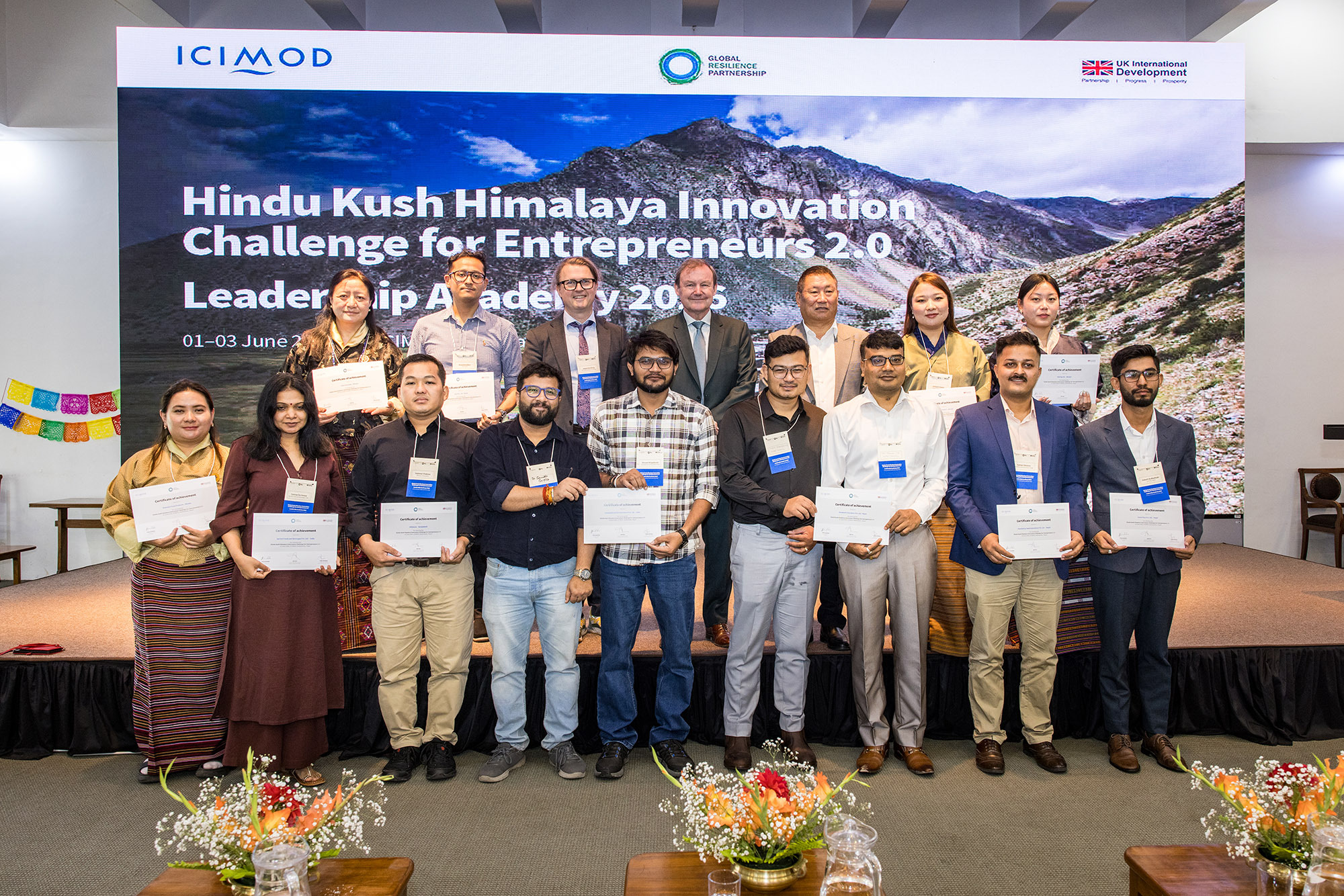 ICIMOD Announces 12 Winners of the HKH-ICE 2.0
