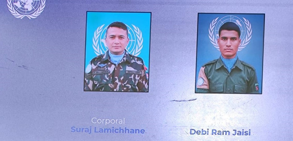 Nepali Peacekeepers Honored with United Nations Dag Hammarskjöld Medal