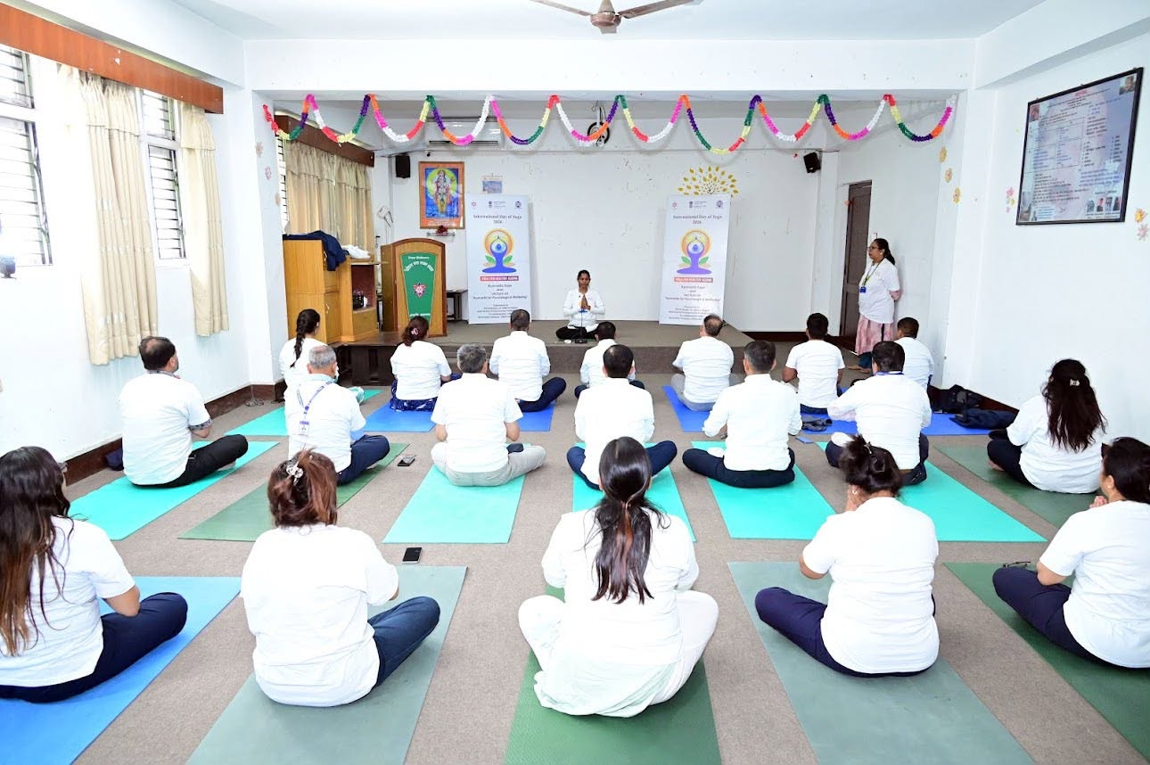 Indian Embassy Organizes Yoga Session at Tribhuvan University