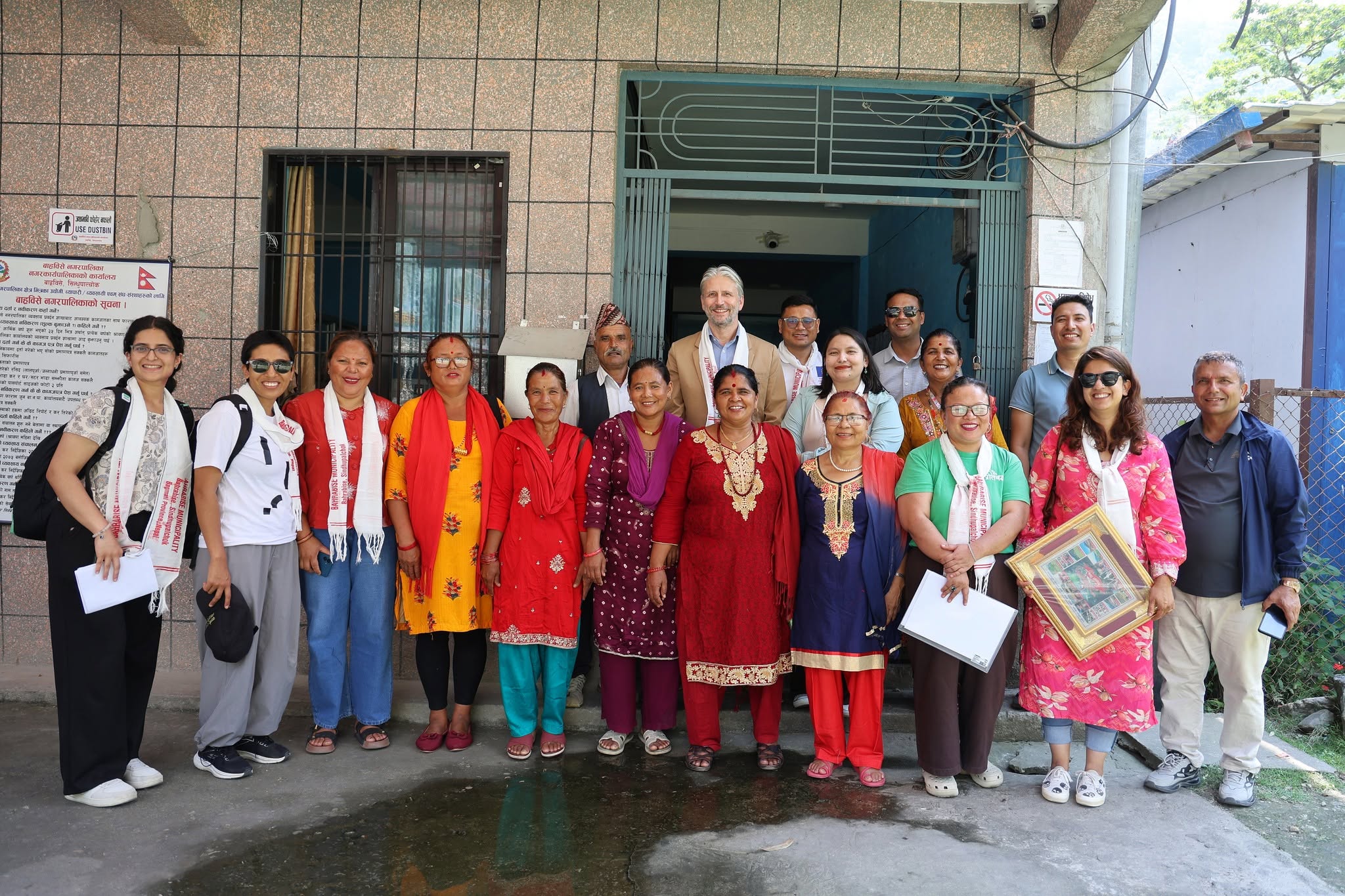 People in Need Nepal Handovers Emergency Relief Supplies to the CDA Millar