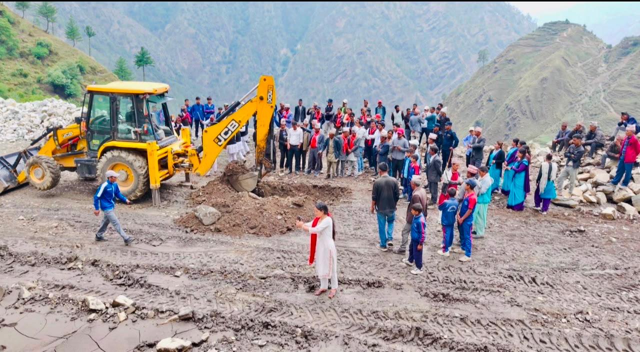 Indian Embassy Lays Foundation Stone for Construction of Nepal-Bharat Maitri Hospital Building in Humla