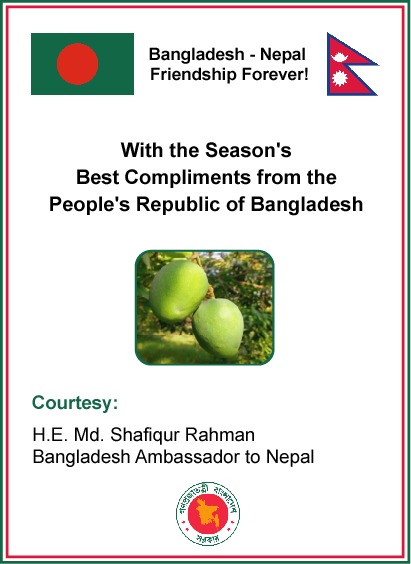 Bangladesh Embassy Shares Finest Bangladeshi Mangoes to Friends Across Nepal