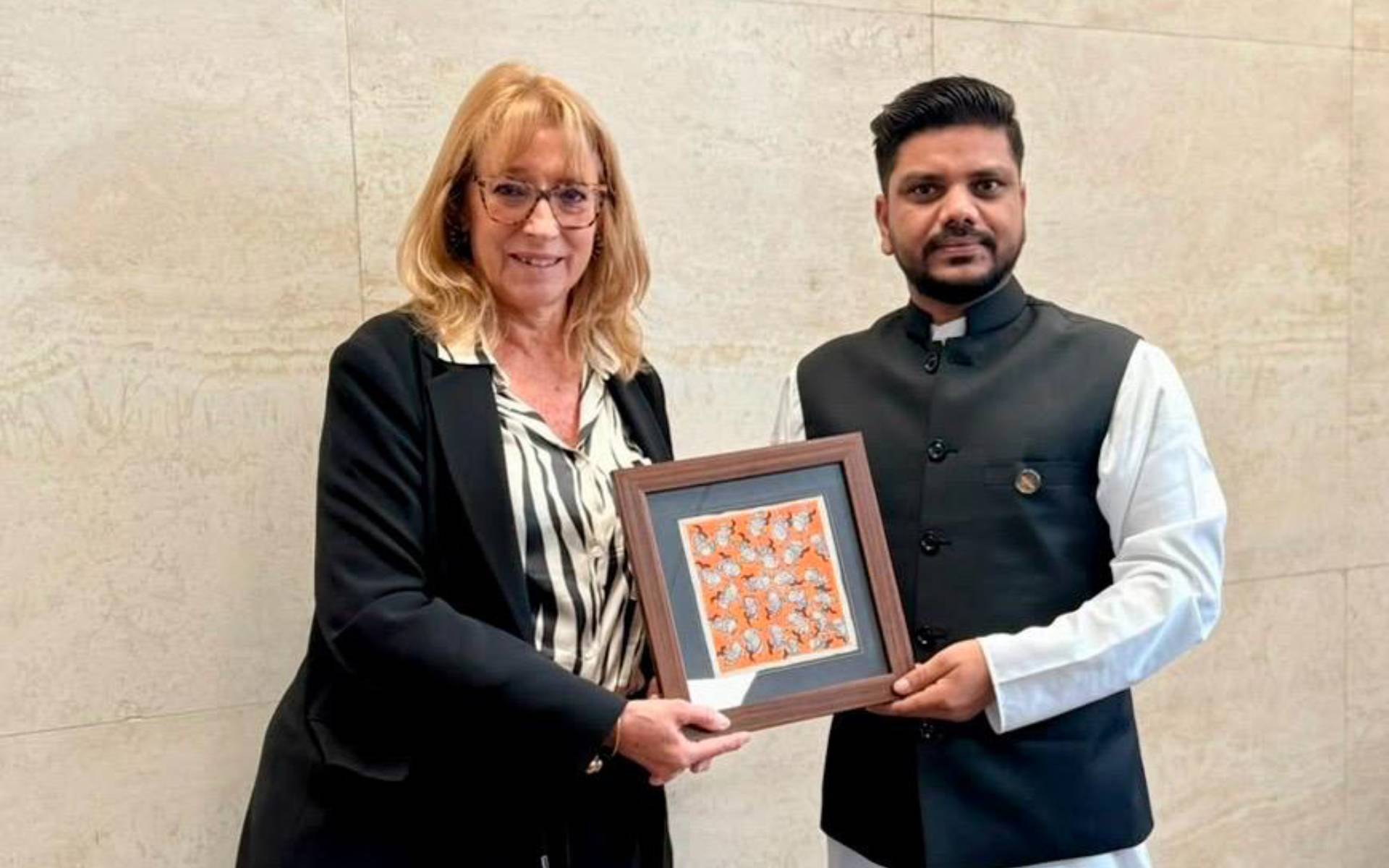 Labour Minister Yadav Meets Portuguese Counterpart Ramalho