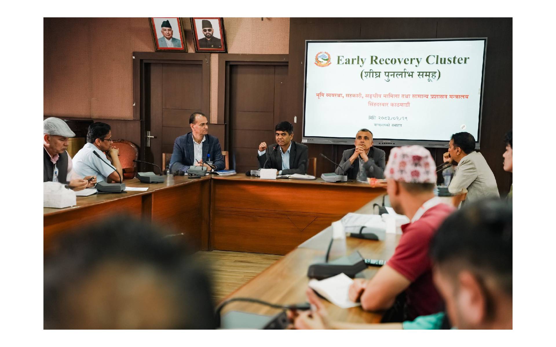 The Early Recovery Cluster Discusses Implementation of Monsoon Preparedness and Response Plan