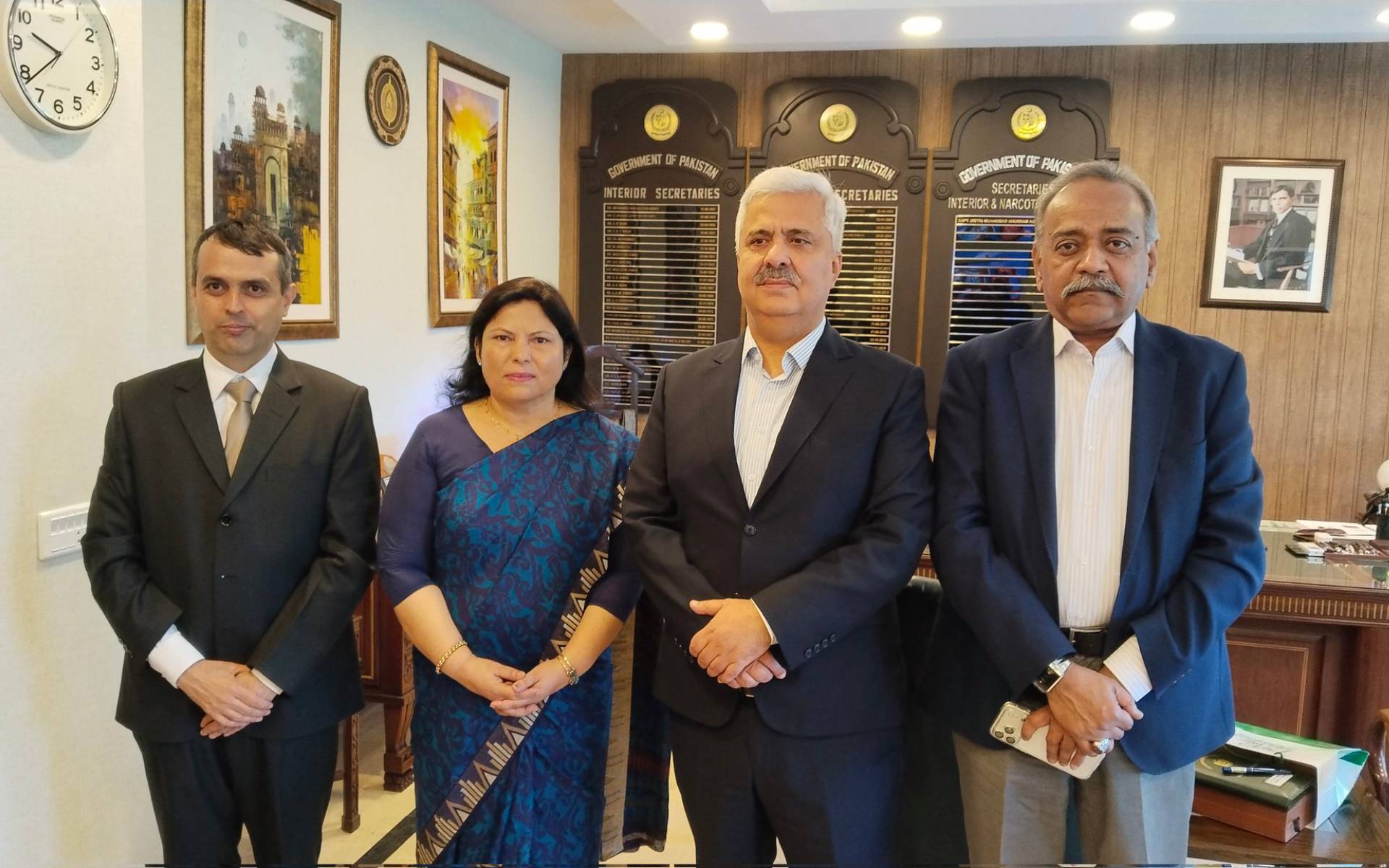 Ambassador Dhital Calls on Federal Secretary Agha in Pakistan
