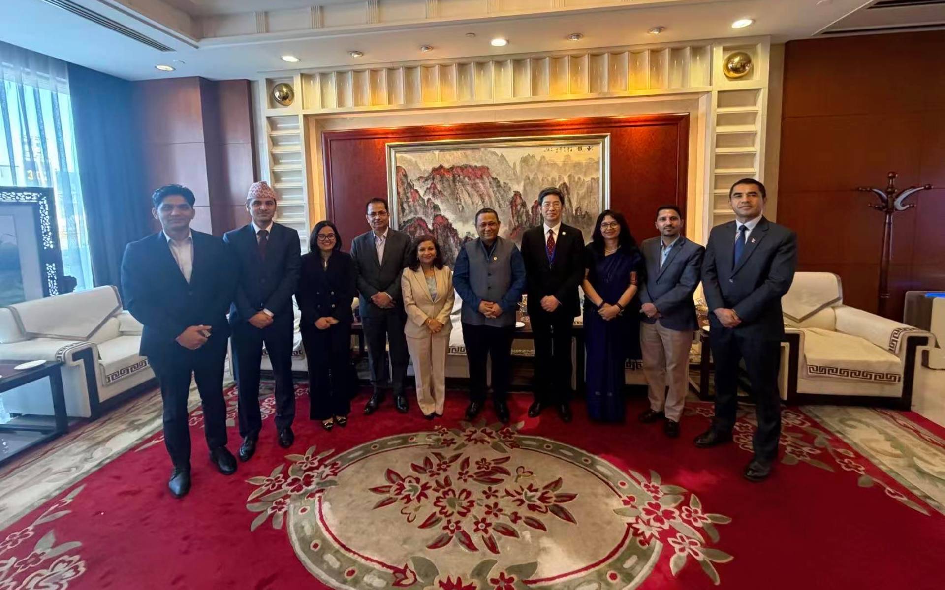 Foreign Minister Khanal Returns from China