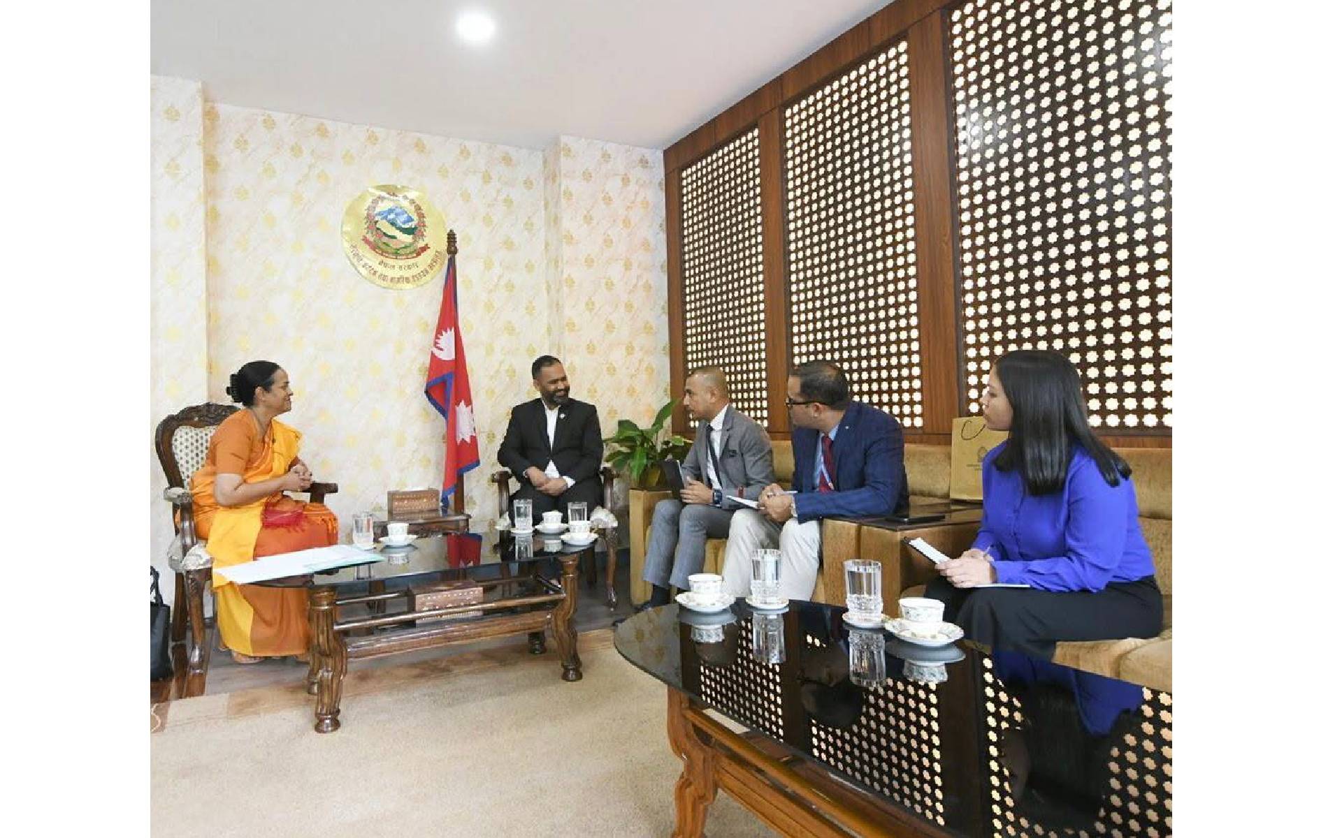 Sri Lanka Ambassador Delpitiya Pays a Courtesy Call on Minister Paudel