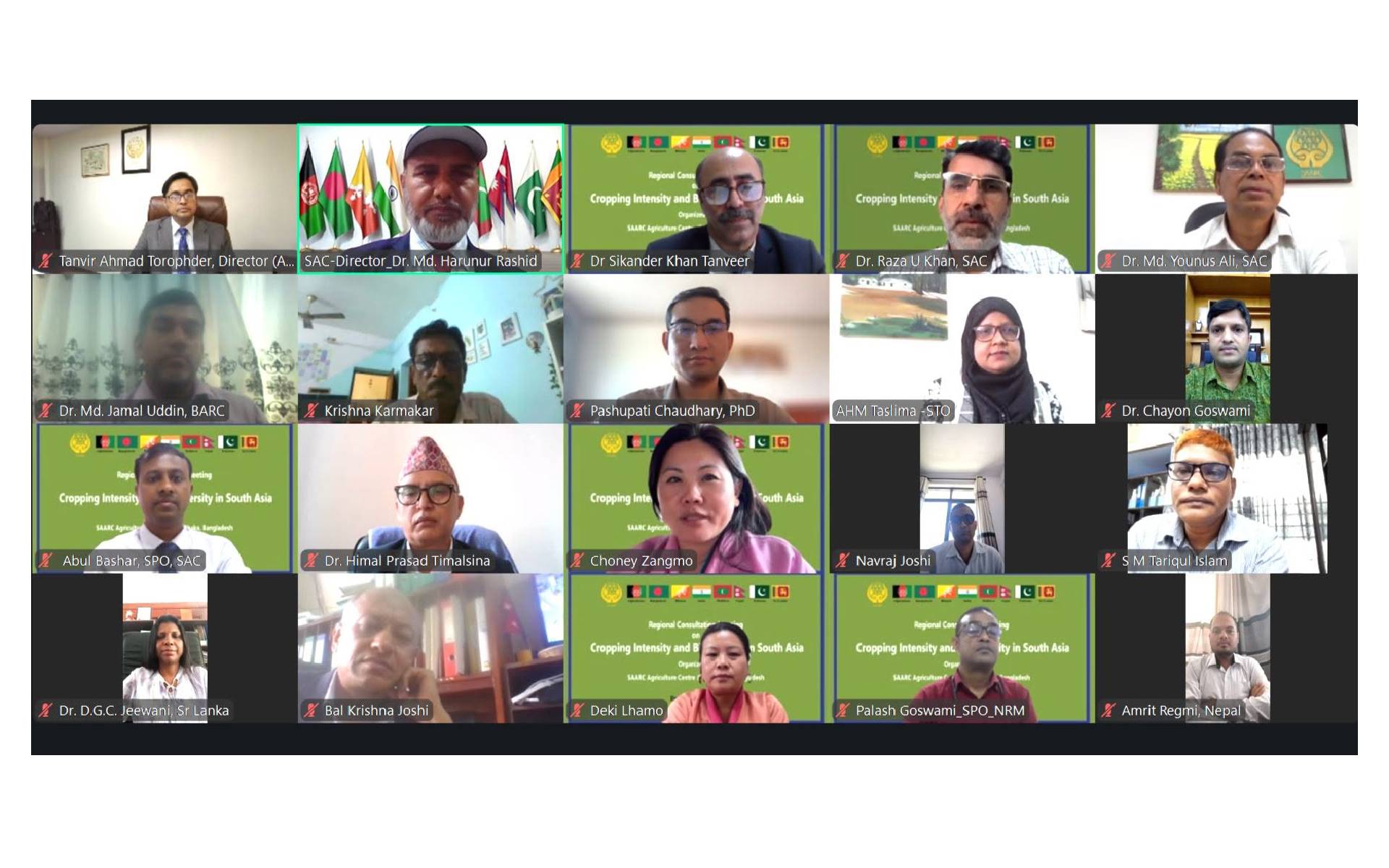 Three-day Consultation on 'Cropping Intensity and Biodiversity in South Asia' Begins