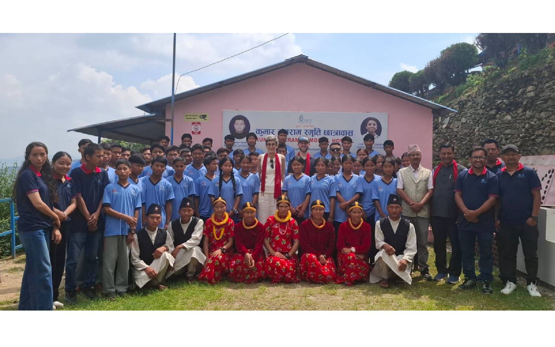 Swiss Ambassador Meuwly Visits Kumar Balram Memorial Hostel