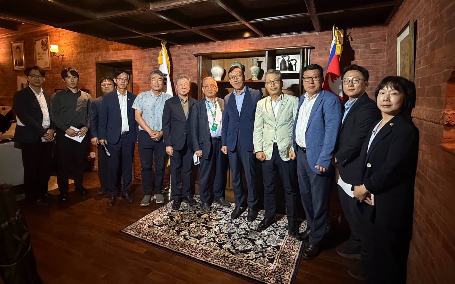 Korean Ambassador Park Hosts Meeting with Korean Business Representatives in Nepal