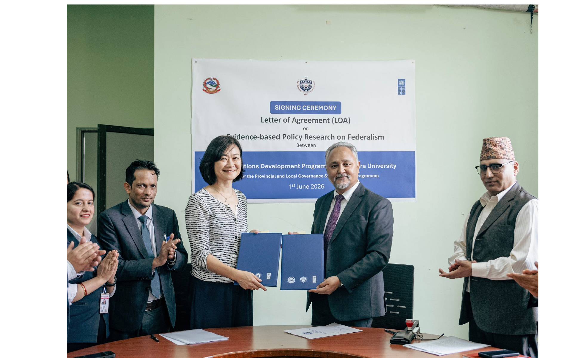 UNDP and Pokhara University signs a Strategic Letter of Agreement