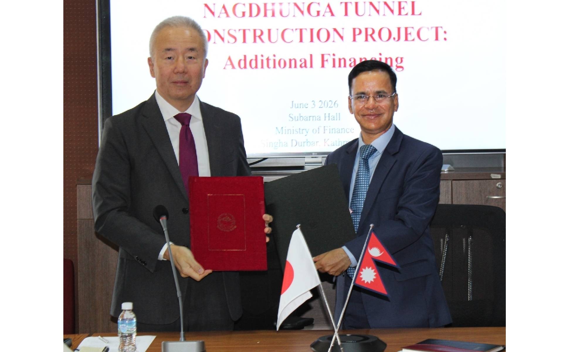 Japan Provides Additional Loan for Nagdhunga Tunnel