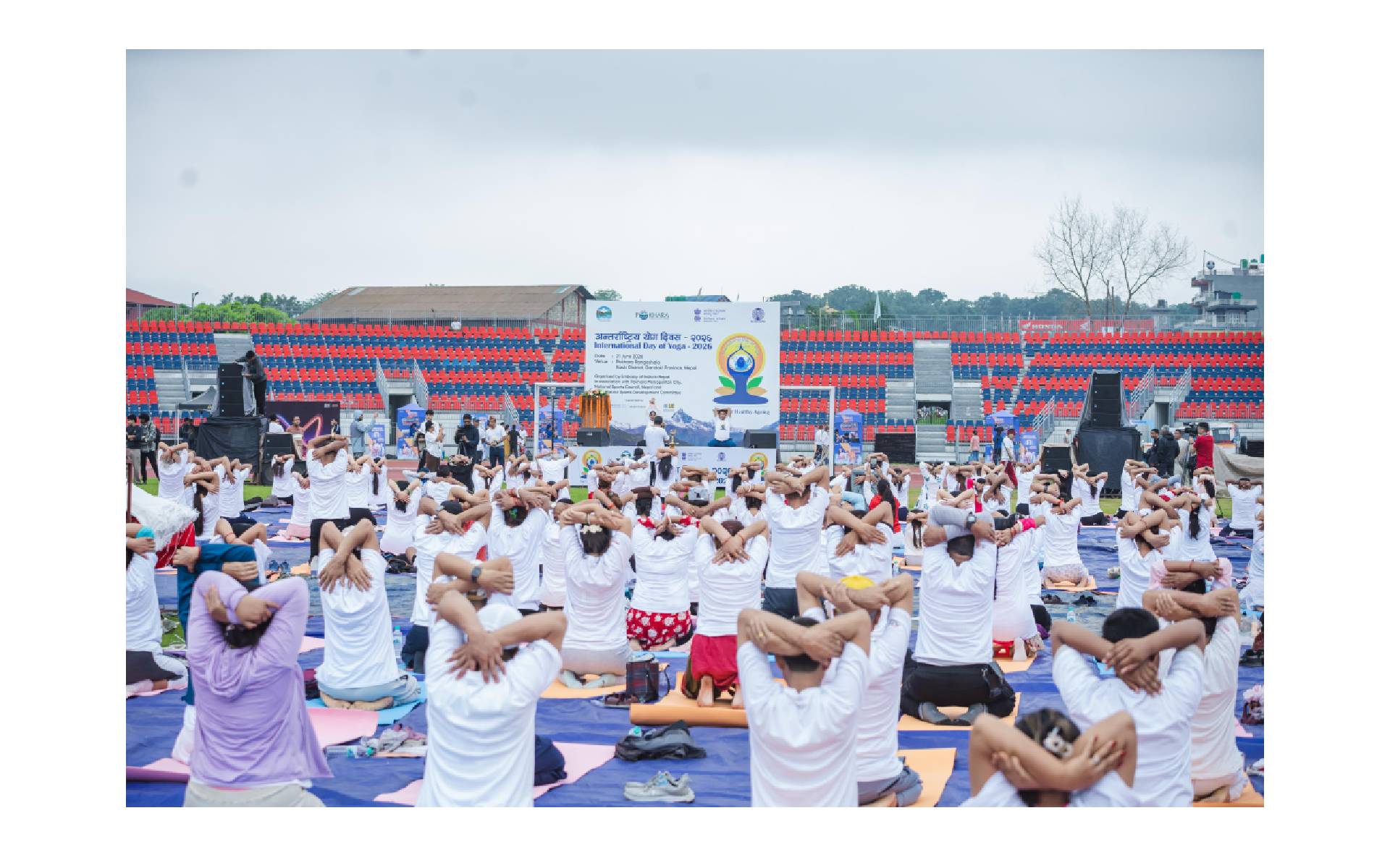 Indian Embassy Celebrates 12th Edition of International Day of Yoga