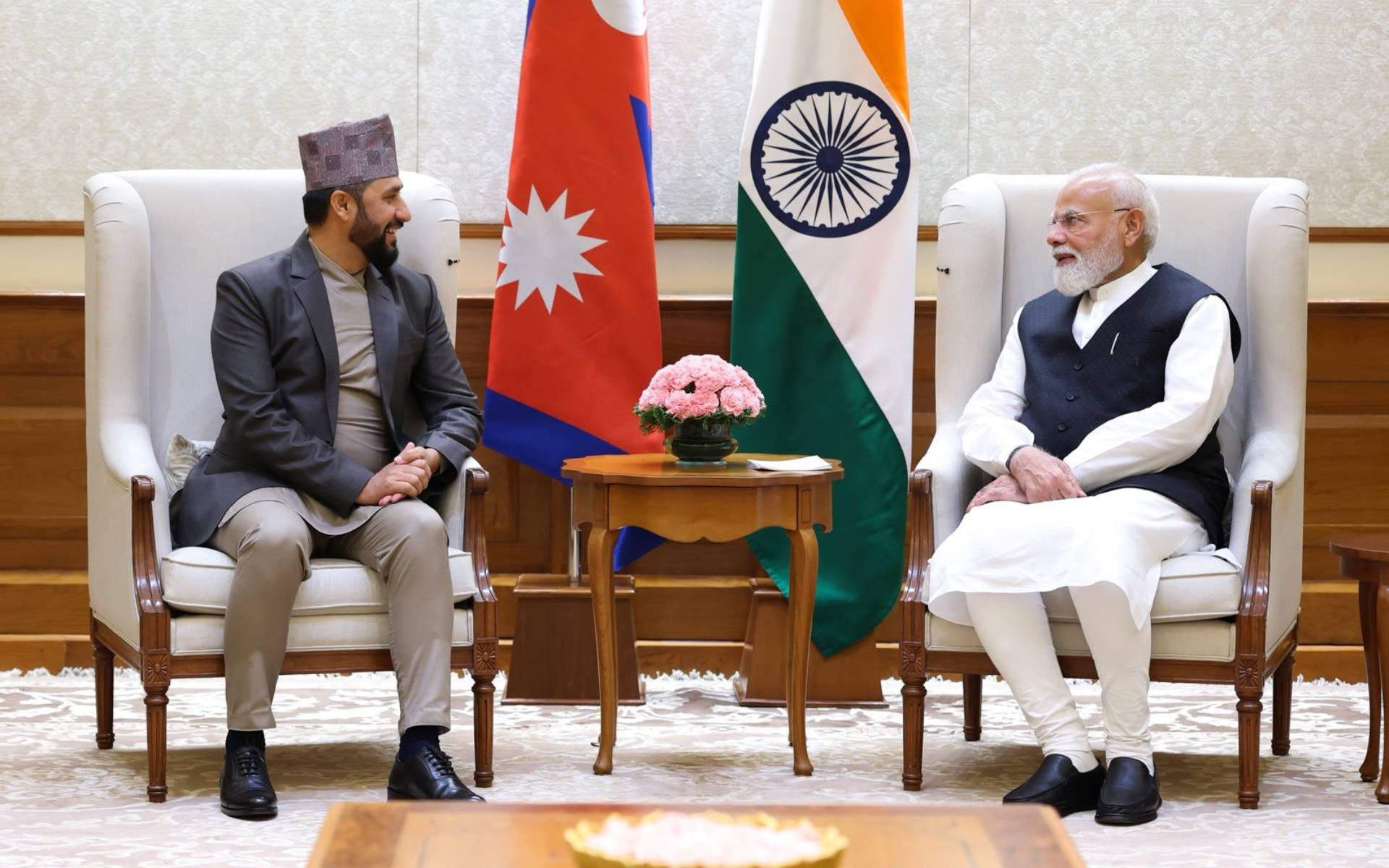 Indian PM Modi Meets with RSP Chair Lamichhane