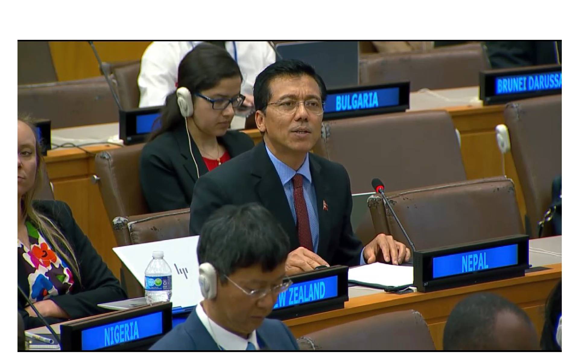 Ambassador Thapa Delivers a Statement on Behalf of LDC Group