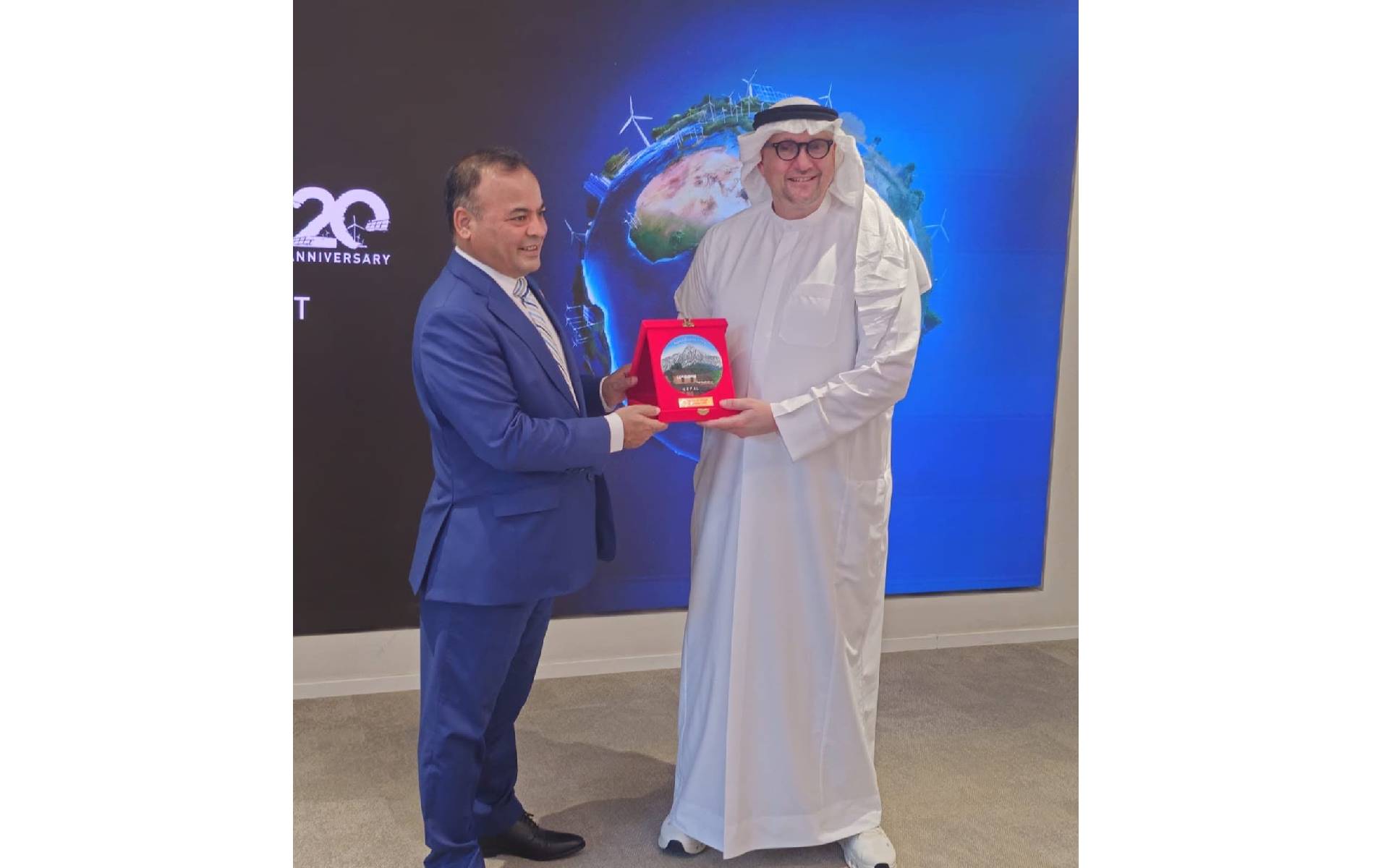 Ambassador Chhetri Meets Chief Executive Officer Al Ramahi
