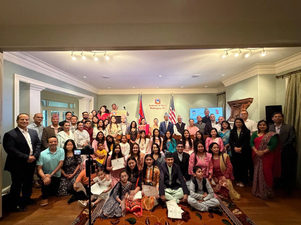 Embassy of Nepal in USA Honors Artists and Volunteers