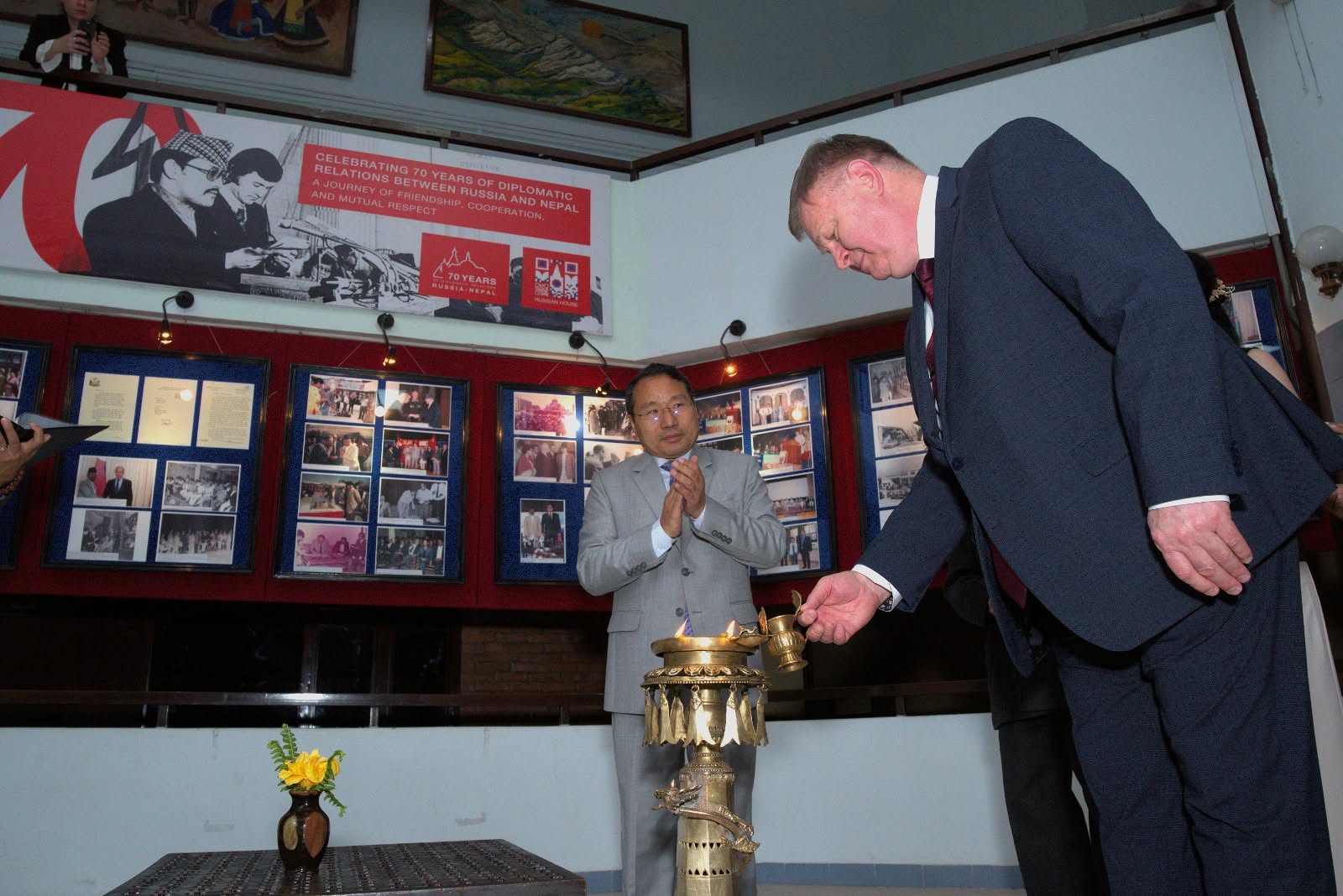 Russian House Hosts Gala Reception Celebrating 70 Years of Diplomatic Ties between Russia and Nepal
