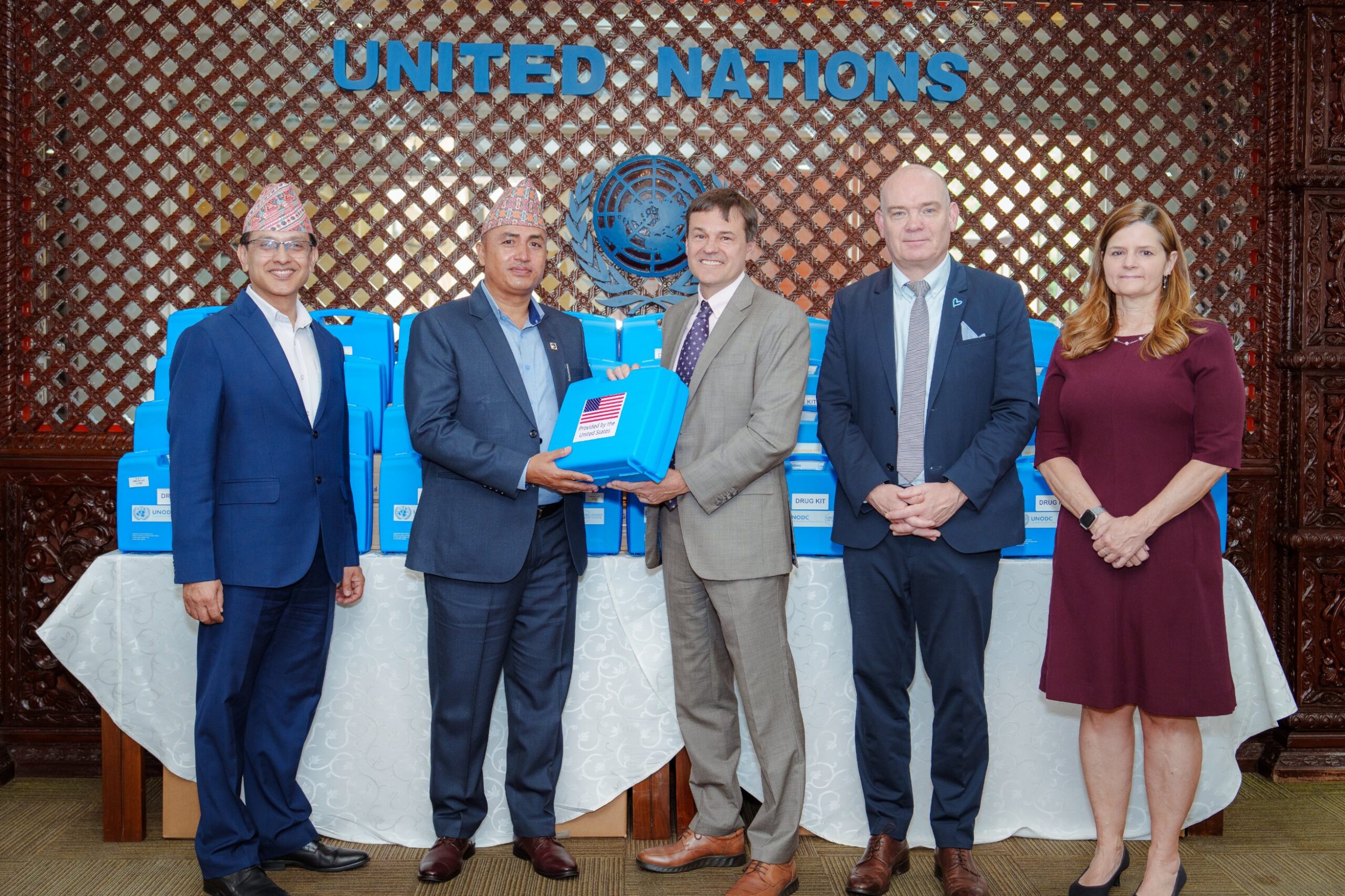 US Donates 40 Drug and Precursor Testing Kits to Nepal Police and Nepal Customs