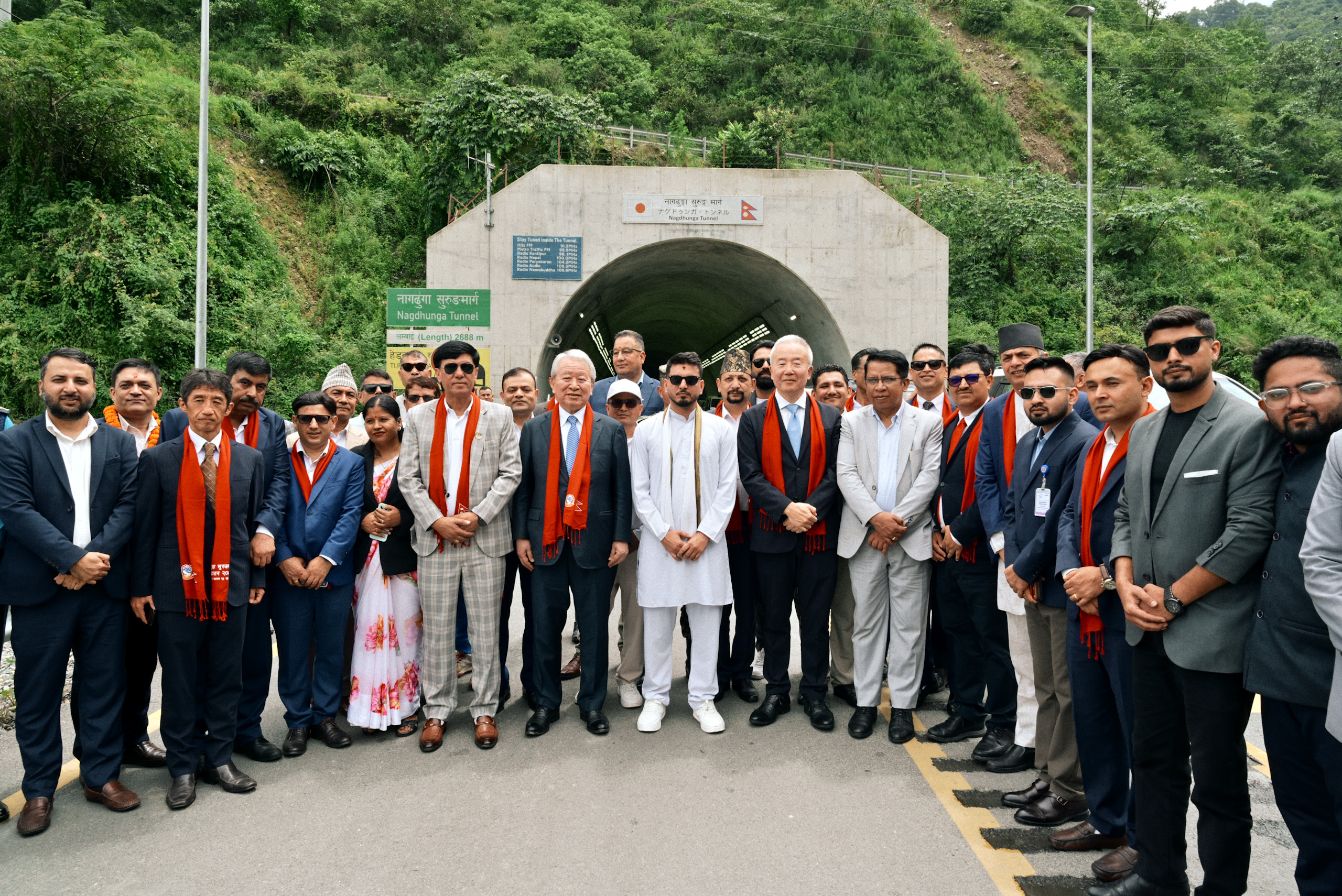 Completion Ceremony of Nagdhunga Tunnel Project, Built with Japanese Assistance, Held in Kathmandu
