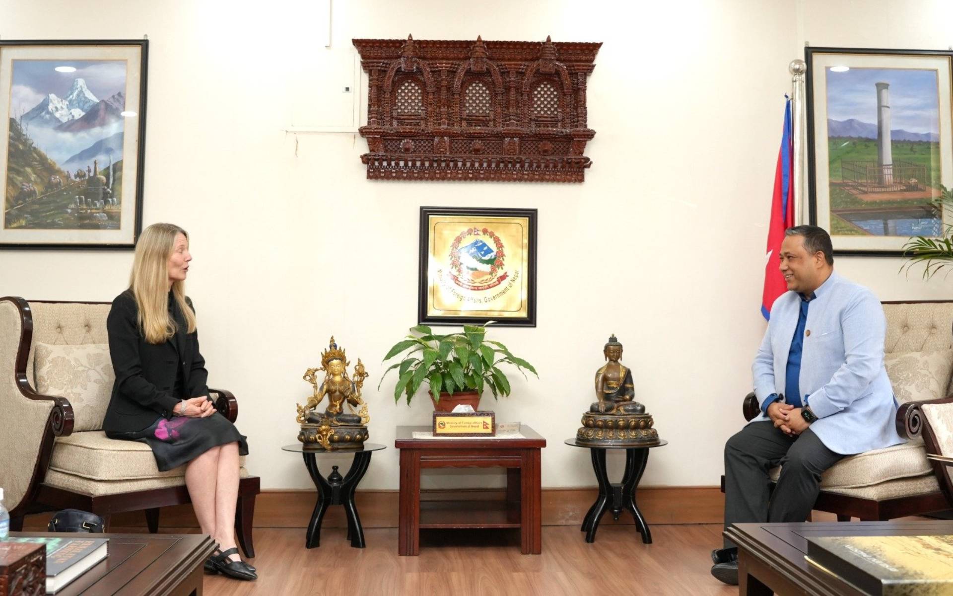 Foreign Minister Khanal Receives Australian Foreign First Assistant Secretary Storey