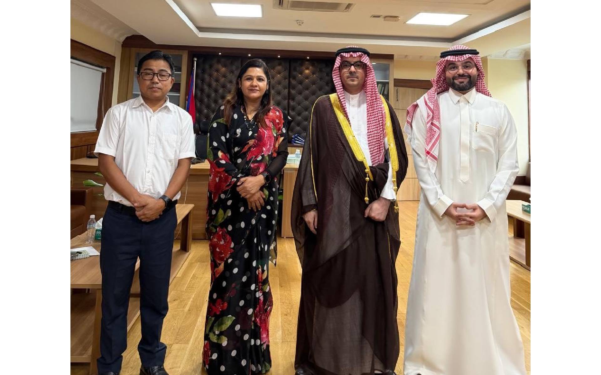 Saudi Arabia Ambassador Meets Durapada Sapkota