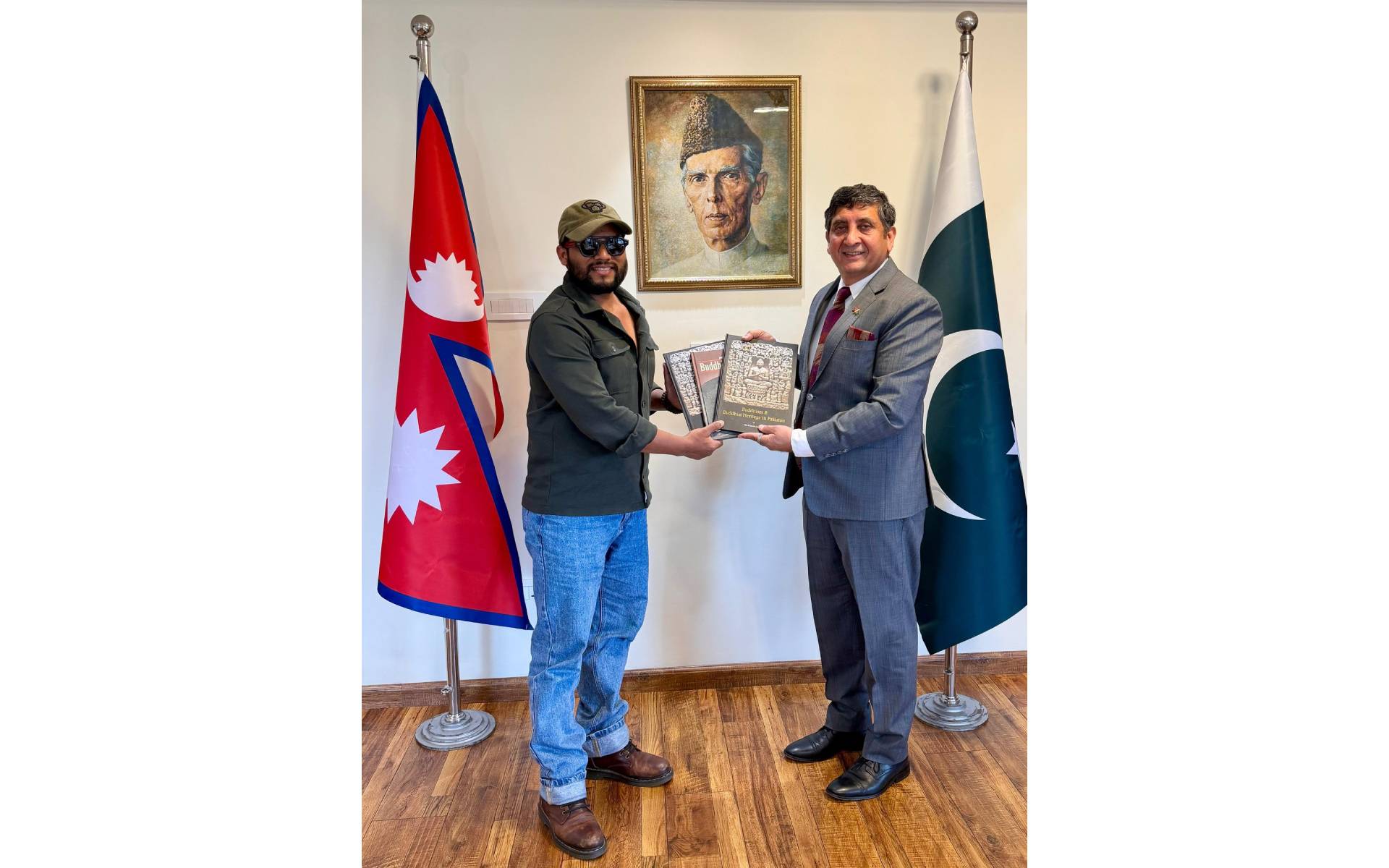 Pakistan Ambassador Hashmi Receives Journalist Sunar