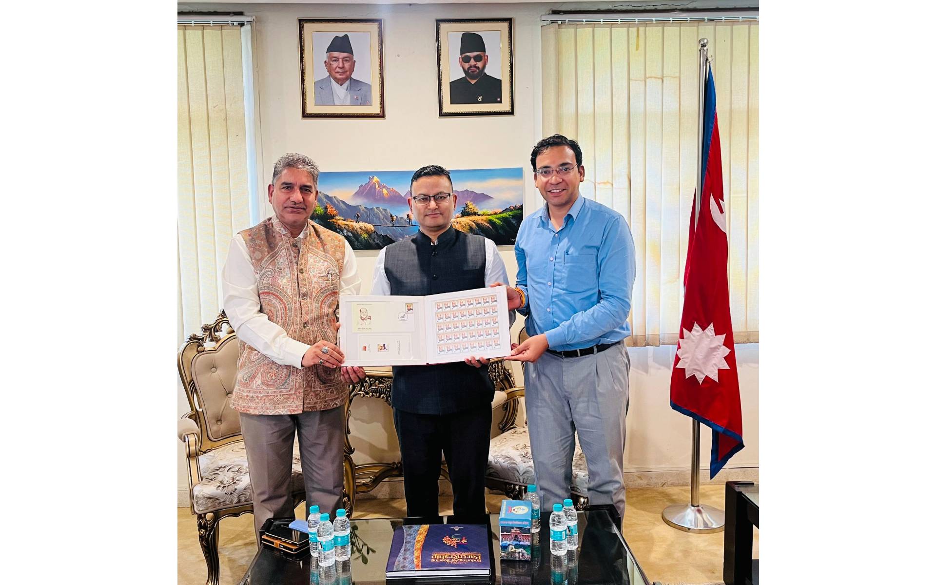 CdA Thapa meets with Secretary Deepak Kumar